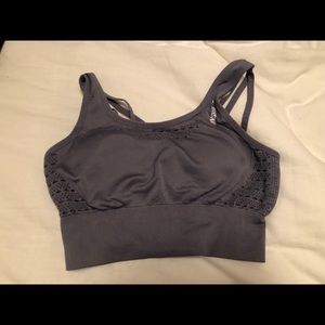 Steel blue marl sports bra. Gymshark. Size small.